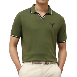 Camisetas Polo para Hombre al por Mayor, Nuevo Estilo de Moda, Alta Calidad, 100% Algodón, Camiseta Polo Lisa para Hombre para Uso Casual - Product Image 1
