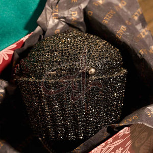 Bolsos de Mano de Moda para Mujer con Borlas de Perlas y Diamantes, Hechos en Pakistán, de Alta Calidad, Personalizables, para Uso Nocturno, Servicios OEM - Product Image 5