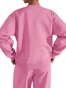 Sudadera con Capucha de Pana Casual para Mujer, Otoño-Invierno, Ajuste Holgado, para Entrenamiento y Running, Conjunto Largo, Cómodo y Elegante - Product Image 4