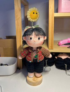 Muñeca de Lana Personalizada Hecha a Mano en Vietnam, Personaje de Fieltro para Tiendas de Recuerdos, Decoración de Eventos y Regalos Personalizados, Suministro al por Mayor - Product Image 3