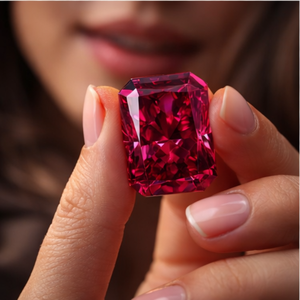 SHRAMAN DIAMOND Diamant CVD de laboratoire fantaisie coloré rose violacé taille Radiant 5,02 carats clarté VS2 pour la fabrication de bijoux fins et bagues - Product Image 2