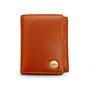 Cartera Bifold de Cuero Genuino para Hombre WRIZA con Bloqueo RFID, Bolsillo para Monedas, Diseño Delgado y Lujoso, Tarjetero para Tarjetas de Crédito - Product Image 1