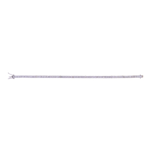 Luxury 18K <b>White</b> Gold Diamond Tennis <b>Bracelet</b> Natural Diamond Princess Cut <b>Bracelet</b> Fine Jewelry Wedding Anniversary Gift - Product Image 5