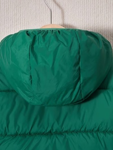 New High Quality Winter Factory Wholesale Green Hooded Puffer <b>Jacket</b> <b>With</b> Sherpa <b>Lining</b> Zipper Closure Unisex Winter Casual - Product Image 3