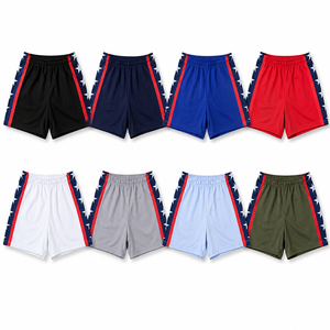 Custom Running <b>Shorts</b> Men Lightweight <b>Polyester</b> Training Gym <b>Shorts</b> Breathable Quick Dry Side Panel Team Sports <b>Shorts</b> - Product Image 2