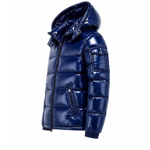 Chaqueta Bomber Acolchada con Capucha para Hombre, Brillante, Impermeable, Transpirable, Cortavientos, con Cierre de Cremallera, para Invierno y Actividades al Aire Libre - Product Image 5