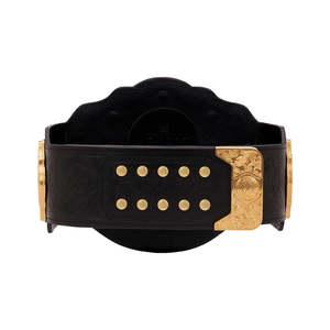 Ceintures de championnat de lutte poids lourd, sangle en cuir véritable, plaques en zinc de 4 mm, taille adulte, 50 pouces - Product Image 2