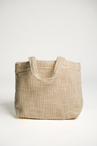 Stylish Ivory Cotton Shoulder Carryall <b>Bag</b> Stitched Design OEM ODM Bulk Wholesale Export - Product Image 4