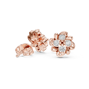 Pendientes de Oro Amarillo de 14K con Diamantes Cultivados en Laboratorio para Mujer |   Diamante Cultivado Nuevo - Product Image 6