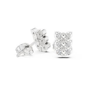 ของขวัญ10K ต่างหูเพชรรูปดาวสีทองล้วนสำหรับเป็นของขวัญแบบเรียบง่ายสำหรับผู้หญิง - Product Image 5