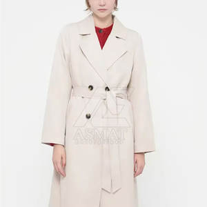 Manteau long classique en laine mélangée pour femme, tendance, chaud pour l'hiver, idéal pour un usage quotidien, vente en ligne au Pakistan - Product Image 3