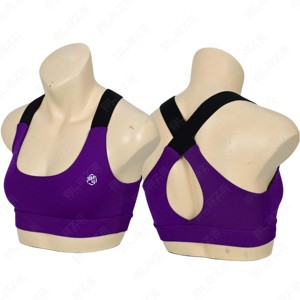 CORREA DE COLOR CONTRASTE Sujetador deportivo pares con cintura elástica Leggings de yoga perfectamente - Product Image 2