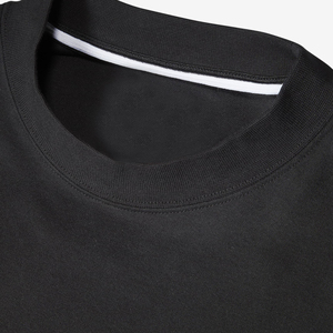 T-shirt polaire classique surdimensionné respirant pour hommes et femmes, style vintage, poids lourd 340g, 100% coton, grandes tailles, devant vierge, vente en gros - Product Image 5