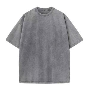 Camiseta de Manga Corta Oversize para Hombre, Color Rosa Sólido, Cuello Redondo, Estilo Casual, Tejido Jersey, 100% Algodón, Diseño Liso - Product Image 4