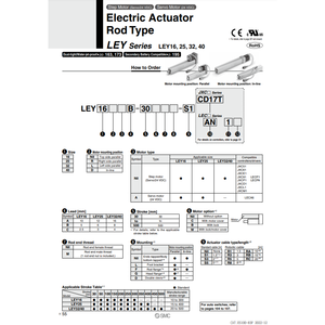 Actionneur électrique pneumatique SMC LEY16C-100B-R81N1 vérins - Product Image 3