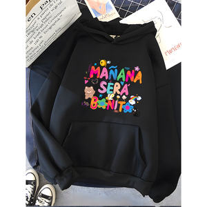 Hirsionsan เสื้อสเวตเตอร์ผู้หญิงพิมพ์ลายตัวอักษรสีรุ้งนุ่มสบายๆมีฮู้ดสำหรับผู้หญิง2023ฤดูใบไม้ร่วงใหม่เสื้อขนแกะหลวมสำหรับเด็กผู้หญิง-W - Product Image 3