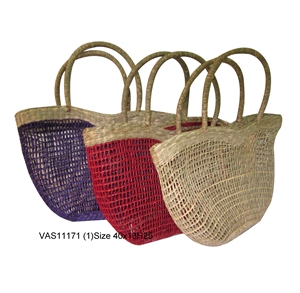 Bolso de mano de hierba marina para mujer al por mayor, bolso de mano de paja ecológico hecho a mano para ropa de resort, viajes y elegancia diaria - Product Image 6