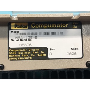ไดรเวอร์มอเตอร์สเต็ปเปอร์ PARKER COMPUMOTOR M83-135-B - อุปกรณ์และอะไหล่เซมิคอนดักเตอร์ระดับโลกที่เชื่อถือได้ - Product Image 1