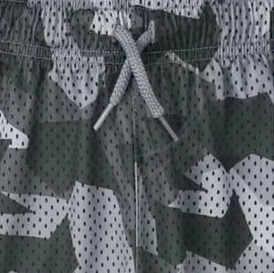 Shorts de sport pour homme à motif uni, style sportif, taille haute ajustable, tissu extensible, séchage rapide, confort supérieur, durabilité, maille - Product Image 4