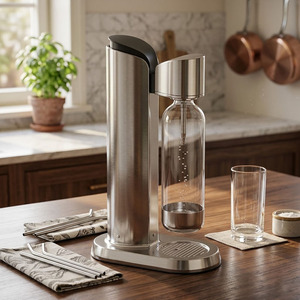 SUDEX Machine à soda et à eau gazeuse commerciale de comptoir, à gaz, en acier inoxydable, pour usage professionnel - Product Image 4