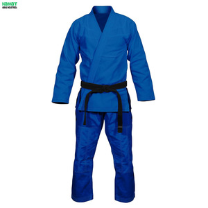 Uniforme de Jiu Jitsu Azul Resistente con Costuras Reforzadas, Traje Genérico para Práctica de Artes Marciales - Product Image 1