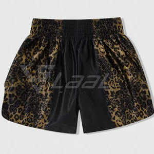 Pantalones Cortos de Muay Thai de Alta Calidad para Entrenamiento y Competencia, Ideales para Combate Profesional y Sesiones de Práctica - Product Image 2