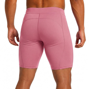 Shorts de compression pour hommes en polyester et élasthanne, séchage rapide, pour musculation, gymnastique, course à pied, sport, entraînement en salle de sport - Product Image 2