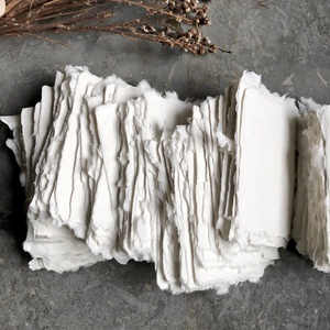 Papier de coton de haute qualité fait à la main écologique en vente en gros de feuille de papier vierge de format A4 bloc-notes de dessin de couleur pour cadeaux - Product Image 5