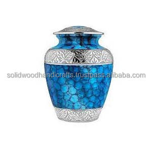 Urna de cremación de metal de diseño moderno Urnas para adultos para cenizas humanas Urnas de cremación disponibles a un precio asequible - Product Image 3