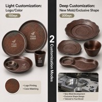 Assiette en mélamine de qualité A5, forme irrégulière, texture martelée, 9 pouces, assiette creuse pour restaurant japonais, incassable, passe au lave-vaisselle