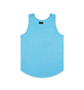 OYORK SPORTS High Quality Breathable Cotton <b>White</b> Gym Summer Solid Anti-Pilling Knitted O-Neck Sweat <b>Vest</b> <b>Men</b> Tank Top - Product Image 2