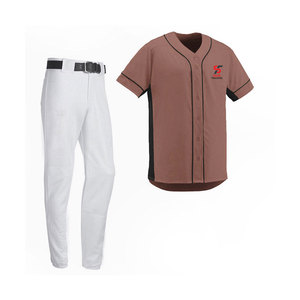 Solid Trader <b>Top</b> Quality Performance Interlock Quick Dry Breathable Custom Made Team Clothing Item Baseball Uniform - Product Image 6