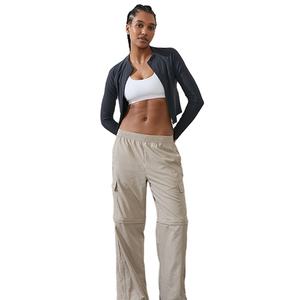 กางเกงคาร์โก้ผู้หญิงขายดี ผ้าฝ้าย 100% คุณภาพสูง ตัดเย็บตามสั่ง ขายส่ง ราคาพิเศษ ทรงปกติ มีกระเป๋าหลายช่อง - Product Image 5