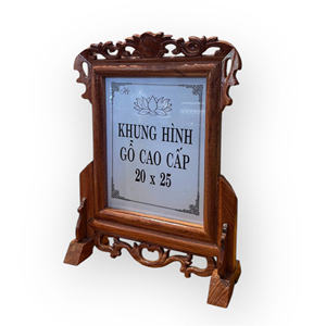 Tam Viet A212 Durable Fragrant Wood Picture <b>Frame</b> Minimalist Design Tabletop Vertical Rectangle Orientation 20x25cm - Product Image 3