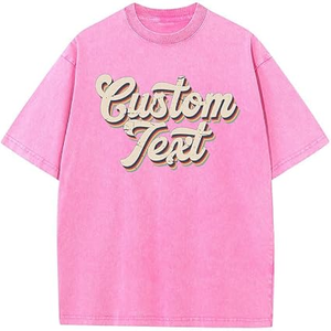 Camiseta de Hombre al por Mayor con Logotipo Personalizado, 100% Algodón, Lavado Ácido, Estilo Casual Holgado, Vintage, Hombros Caídos - Product Image 3