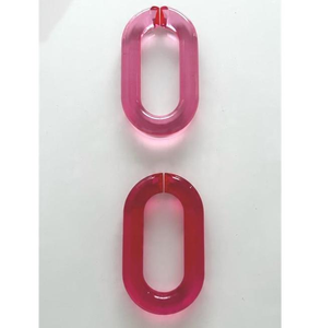 Accesorios Decorativos de Pared con Eslabones de Cadena Acrílicos Hechos a Mano, Artículos Decorativos para el Hogar Personalizados, Adorables y Mate, de Resina, para Colgar, Venta al por Mayor - Product Image 3