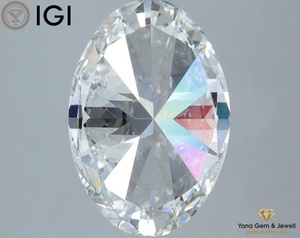 Diamante Imperial Shine de 3.50 Quilates, Claridad G VVS2, Cultivado en Laboratorio, Corte Ovalado CVD, Certificado IGI para Creaciones Personalizadas - Product Image 3