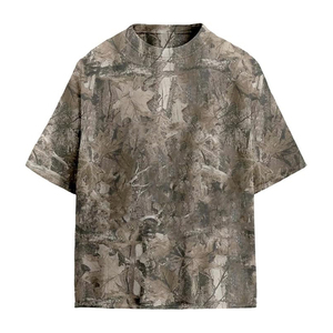 T-shirt décontracté unisexe pour homme, respirant, écologique, à manches courtes et coupe ample - Product Image 3