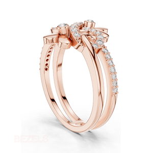 Anillo Minimalista Delgado con Diamante Cultivado en Laboratorio, Banda Delgada y Delicada, Piedra Pequeña Apilable, Joyería Diaria Sencilla, Elegante y Discreta - Product Image 4
