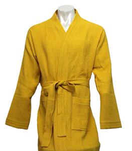 Peignoir de Spa Hôtelier pour Adultes - 100% Coton Éponge Écologique Respirant Thermique Séchage Rapide Style Classique Sauna Personnalisé Unisexe Hommes Femmes - Product Image 5