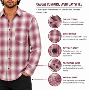 Camisa Casual de Franela para Hombre, Nueva Colección de Verano, Tejido Sólido, Transpirable, Bordada, 100% Algodón, con Doble Bolsillo - Product Image 5