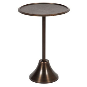Mesa de pedestal para bebidas, mesas auxiliares de aluminio - Product Image 4