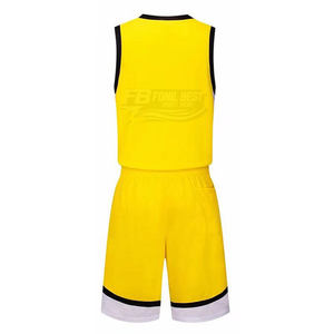 Maillots et shorts de basketball personnalisés noirs, uniformes de haute qualité, nouveauté 2026, OEM, 100 % polyester, écologiques, respirants, taille plus - Product Image 3