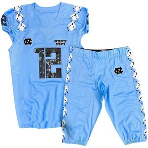 Derniers modèles d'uniformes d'entraînement de football américain avec protections pour hommes, sublimation OEM, uniformes américains personnalisés en spandex - Product Image 6