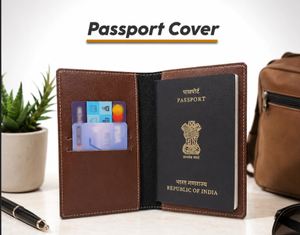 Porta Pasaportes de Viaje, Funda de Pasaporte de Cuero, Cartera de Pasaporte Premium, Porta Pasaportes Negro, Estuche de Pasaporte de Cuero PU, Estilo Ejecutivo - Product Image 3
