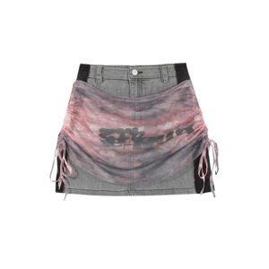 กระโปรงผ้ายีนส์งานปะติดแนวศิลปะบูติกมีลักษณะเหมือนเวียดนามส่งตรงจากโรงงานจำนวน50ชิ้น - Product Image 1