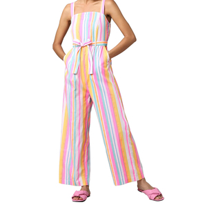 Combinaison Femme Sans Manches Couleur Unie Respirante au-dessus du Genou, Coupe Confortable, Taille Adulte, Idéale pour Tenue Décontractée – Meilleure Vente - Product Image 1