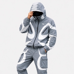 Custom Best Quality Waterproof <b>Coat</b> Outdoor Wear Fabric Heat Reactive jacket for Men Windbreaker Thermal Heat Reactive Jackets - Product Image 6