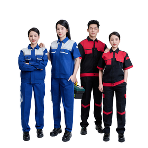 Vêtements de travail à manches longues au prix d'usine pour électriciens d'usine avec logo, ensembles pour soudeurs de chantier, uniformes de travail - Product Image 2