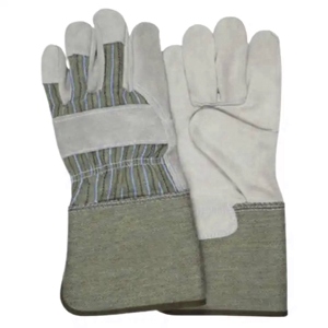 Gants de travail en cuir de vachette pleine fleur canadiens de qualité supérieure, souples, confortables, offrant une protection des mains et dotés de caractéristiques de sécurité réfléchissantes - Product Image 6